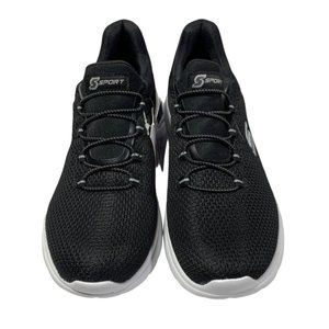 S Sport by Sketcher Women's Rummie Pull-On Sneaker - Black (8.5). NEW